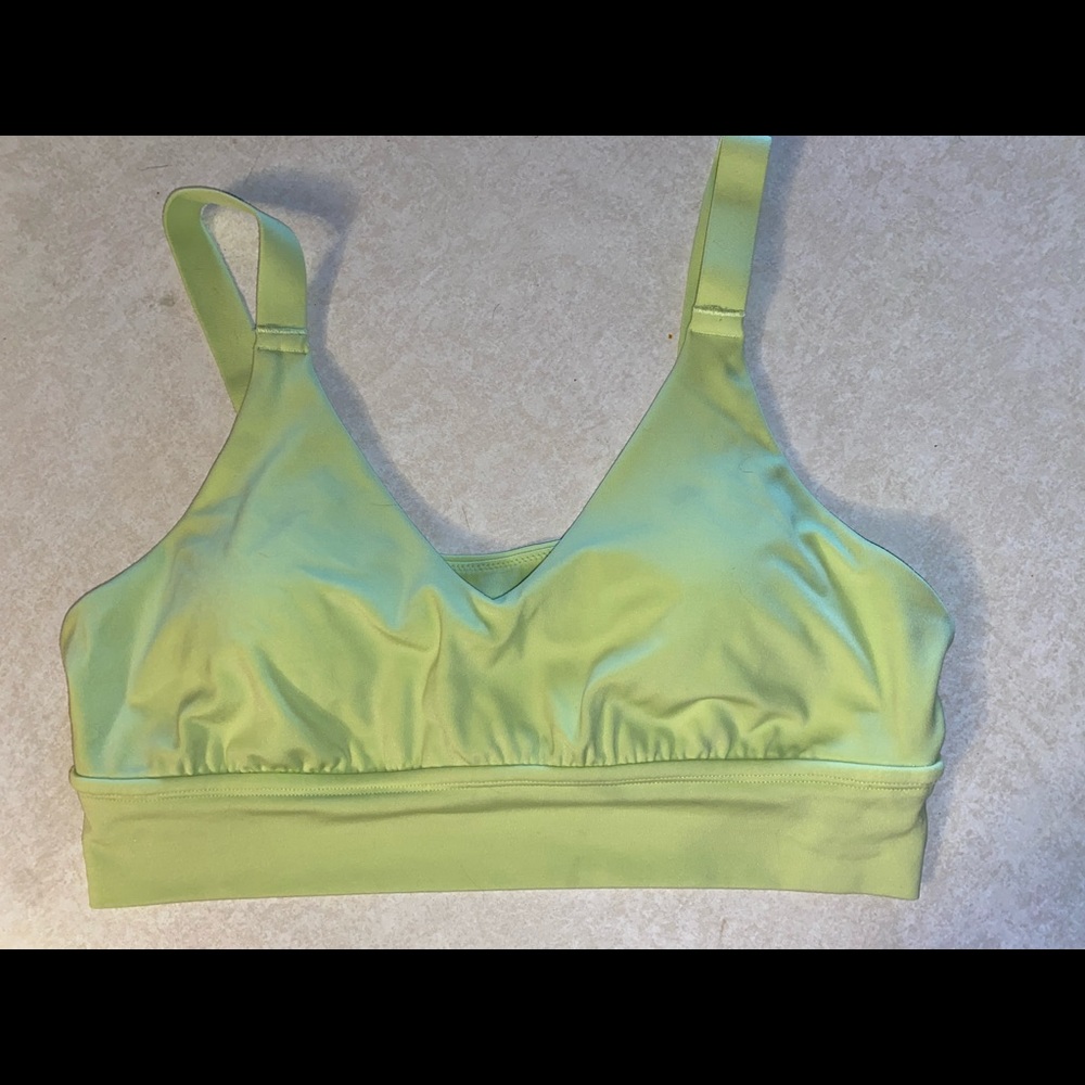 Aerie offline lime green sport bra